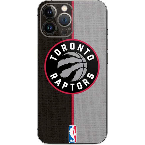 NBA Toronto Raptors Split Canvas iPhone 14 Pro Max Skin
