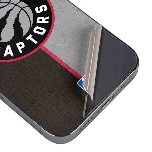 NBA Toronto Raptors Split Canvas iPhone 14 Pro Max Skin