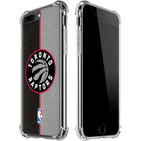 NBA Toronto Raptors Split Canvas iPhone 7/8 Plus Clear Case