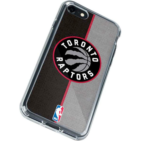 NBA Toronto Raptors Split Canvas iPhone SE (2nd & 3rd Gen) Clear Case