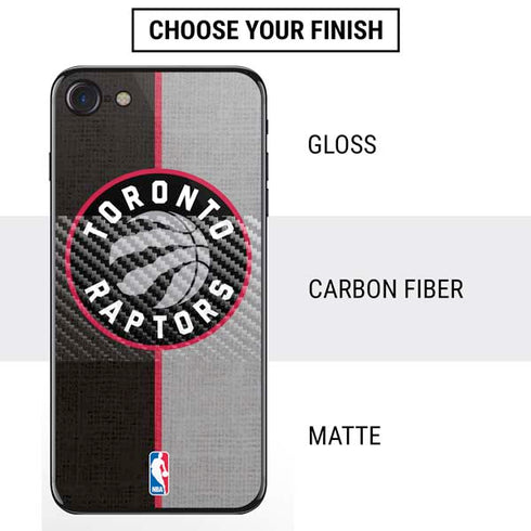 NBA Toronto Raptors Split Canvas iPhone SE (2nd & 3rd Gen) Skin