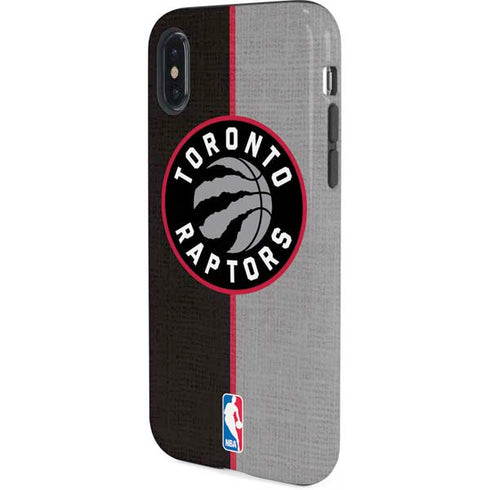 NBA Toronto Raptors Split Canvas iPhone X Pro Case