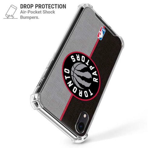 NBA Toronto Raptors Split Canvas iPhone XR Clear Case