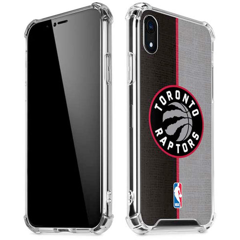 NBA Toronto Raptors Split Canvas iPhone XR Clear Case