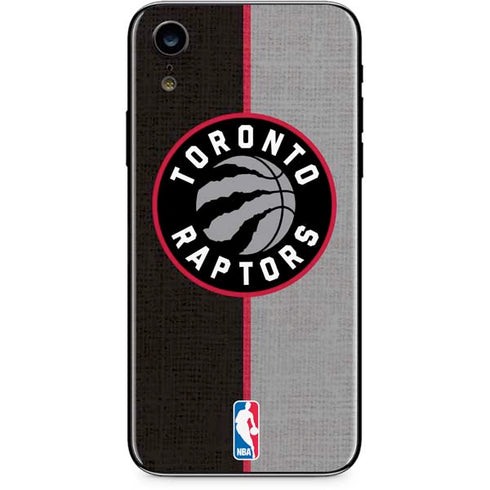 NBA Toronto Raptors Split Canvas iPhone XR Skin