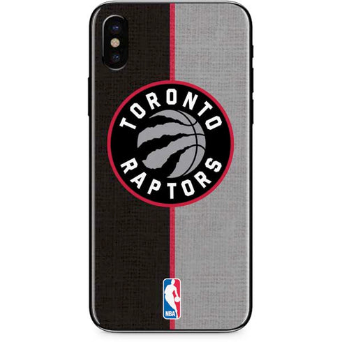 NBA Toronto Raptors Split Canvas iPhone XS Max Skin