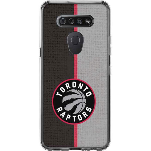 NBA Toronto Raptors Split Canvas LG K51/Q51 Clear Case