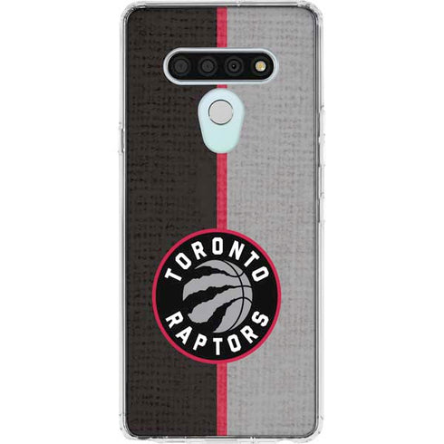 NBA Toronto Raptors Split Canvas LG Stylo 6 Clear Case