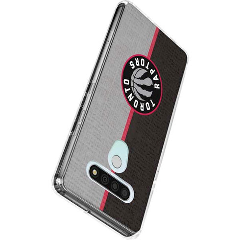 NBA Toronto Raptors Split Canvas LG Stylo 6 Clear Case