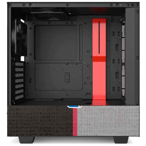 NBA Toronto Raptors Split Canvas NZXT H510 Compact ATX Mid-Tower Case Skin