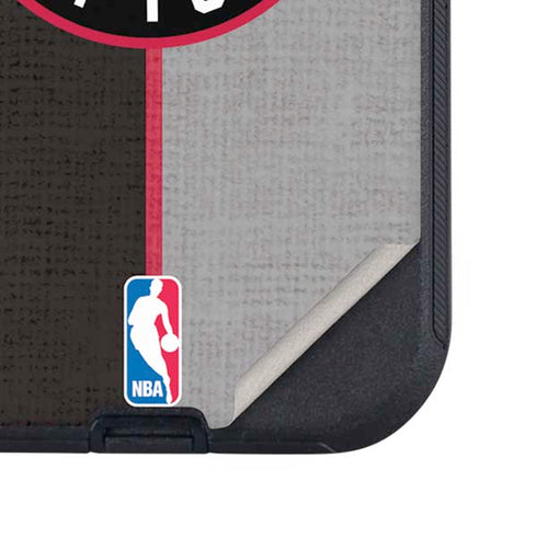 NBA Toronto Raptors Split Canvas Otterbox Defender iPhone Skin