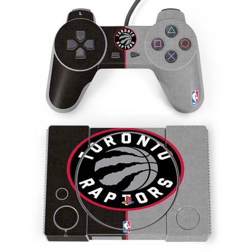 NBA Toronto Raptors Split Canvas PlayStation Classic Bundle Skin