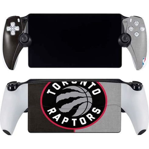 NBA Toronto Raptors Split Canvas PlayStation Portal Remote Player Skin