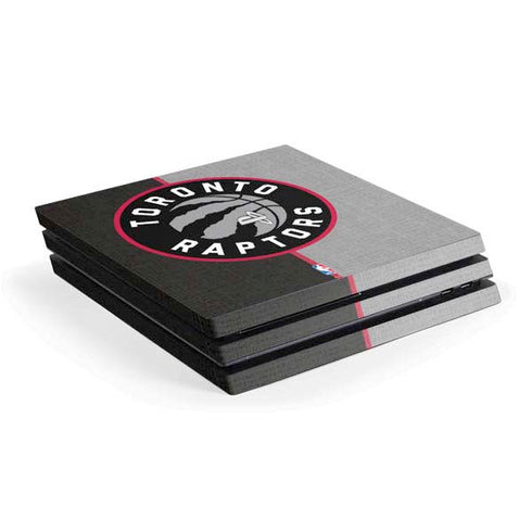 NBA Toronto Raptors Split Canvas PS4 Pro Console Skin