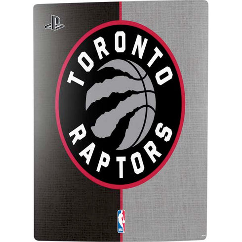 NBA Toronto Raptors Split Canvas PS5 Console Skin