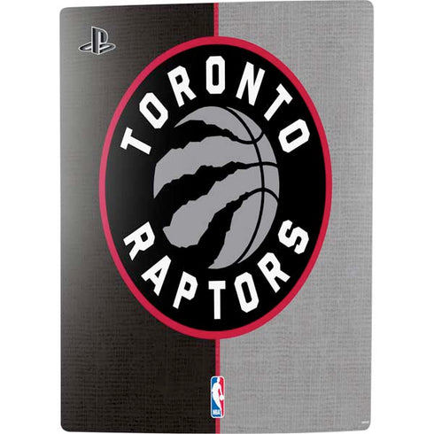 NBA Toronto Raptors Split Canvas PS5 Digital Edition Console Skin