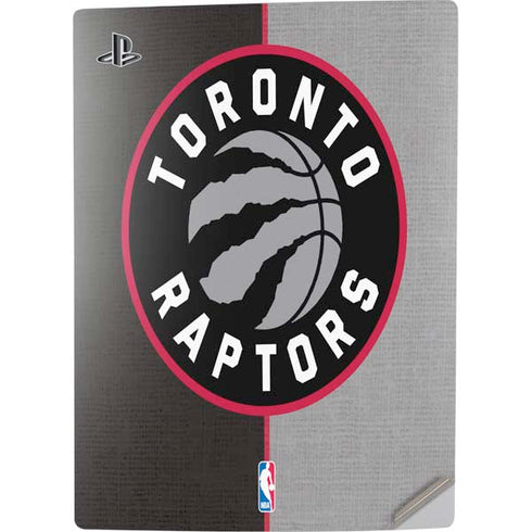 NBA Toronto Raptors Split Canvas PS5 Digital Edition Console Skin