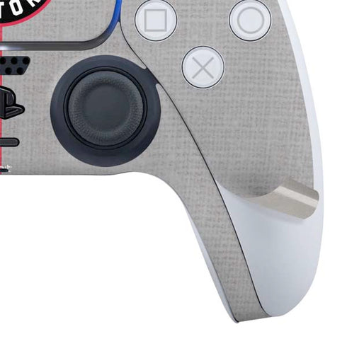 NBA Toronto Raptors Split Canvas PS5 Controller Skin