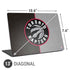 NBA Toronto Raptors Split Canvas Universal Laptop 13in (10.6 x 7.6in) Skin