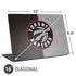 NBA Toronto Raptors Split Canvas Universal Laptop 16in (13 x 9.4in) Skin