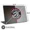 NBA Toronto Raptors Split Canvas Universal Laptop 18in (14.6 x 10.6in) Skin