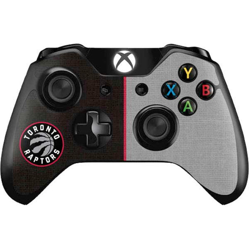 NBA Toronto Raptors Split Canvas Xbox One Controller Skin