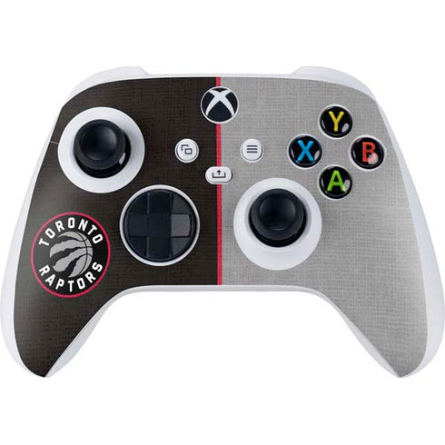 NBA Toronto Raptors Split Canvas Xbox Series S Controller Skin