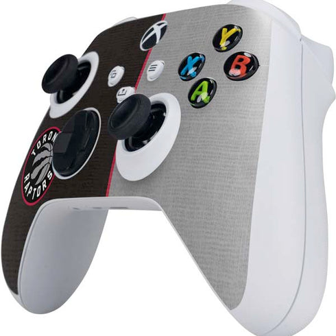 NBA Toronto Raptors Split Canvas Xbox Series S Controller Skin