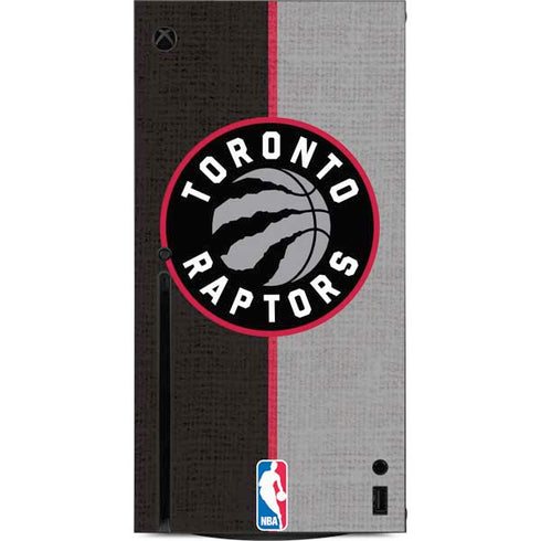 NBA Toronto Raptors Split Canvas Xbox Series X Console Skin
