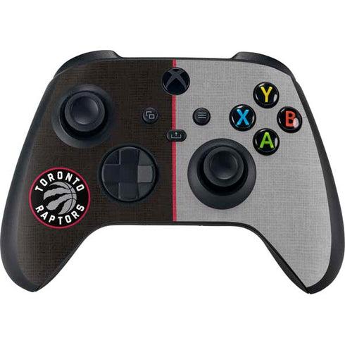 NBA Toronto Raptors Split Canvas Xbox Series X Controller Skin