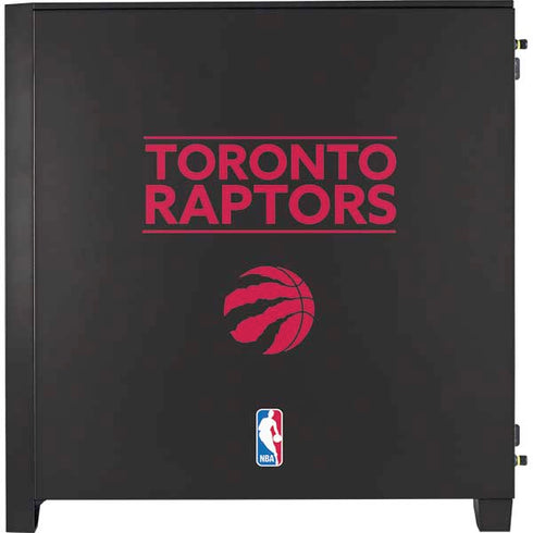 NBA Toronto Raptors Standard - Black Corsair 4000D Tempered Glass Mid-Tower ATX Case Skin