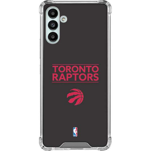 NBA Toronto Raptors Standard - Black Galaxy A13 5G Clear Case