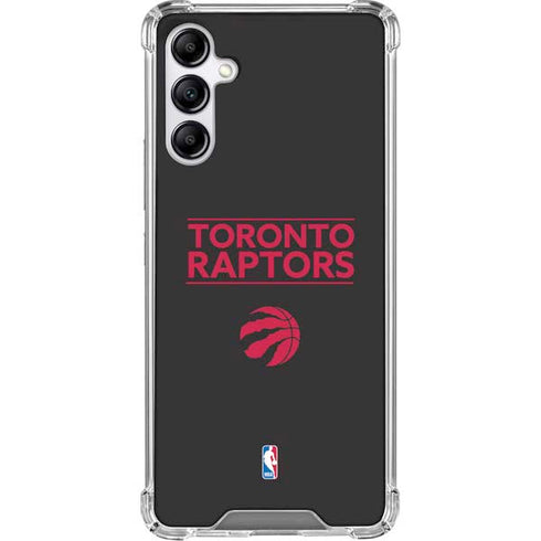 NBA Toronto Raptors Standard - Black Galaxy A15 5G Clear Case