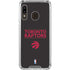 NBA Toronto Raptors Standard - Black Galaxy A30 Clear Case