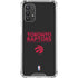NBA Toronto Raptors Standard - Black Galaxy A32 5G Clear Case
