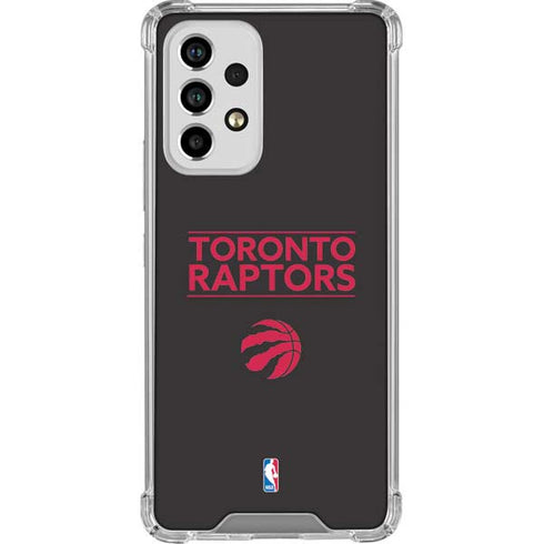 NBA Toronto Raptors Standard - Black Galaxy A53 5G Clear Case