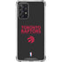 NBA Toronto Raptors Standard - Black Galaxy A72 5G Clear Case