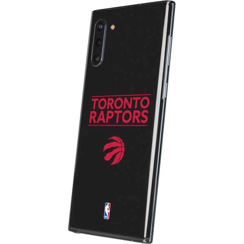 NBA Toronto Raptors Standard - Black Galaxy Note 10 Skin