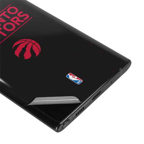 NBA Toronto Raptors Standard - Black Galaxy Note 10 Skin