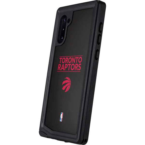 NBA Toronto Raptors Standard - Black Galaxy Note 10 Waterproof Case