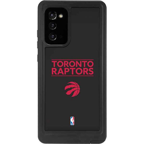 NBA Toronto Raptors Standard - Black Galaxy Note20 5G Waterproof Case