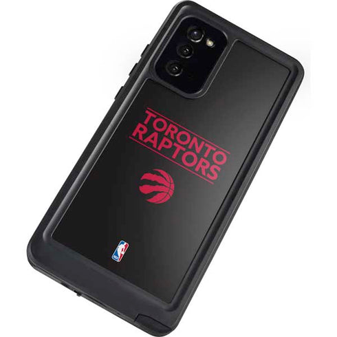 NBA Toronto Raptors Standard - Black Galaxy Note20 5G Waterproof Case