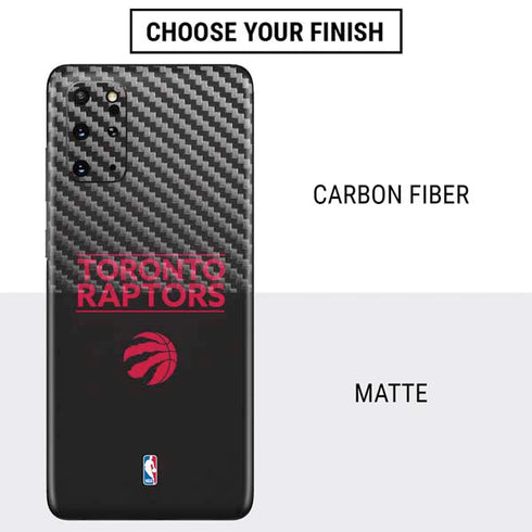 NBA Toronto Raptors Standard - Black Galaxy S20 Plus Skin