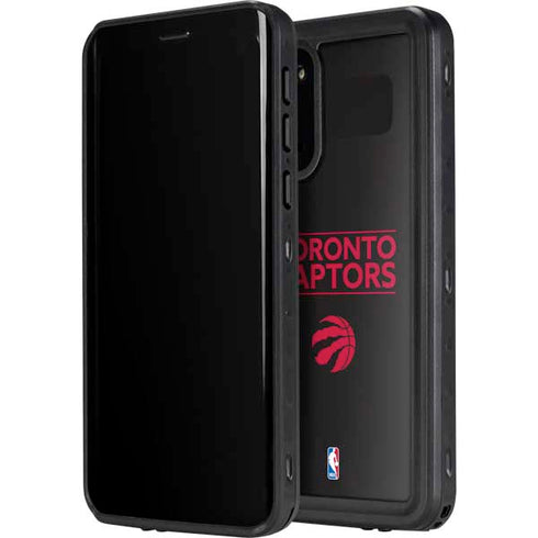 NBA Toronto Raptors Standard - Black Galaxy S20 Waterproof Case
