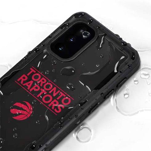 NBA Toronto Raptors Standard - Black Galaxy S20 Waterproof Case