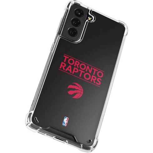 NBA Toronto Raptors Standard - Black Galaxy S21 Plus 5G Clear Case
