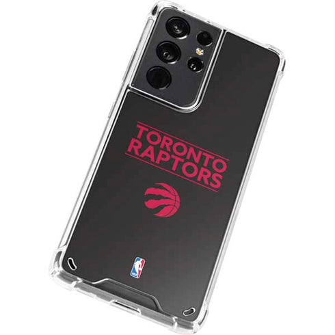 NBA Toronto Raptors Standard - Black Galaxy S21 Ultra 5G Clear Case