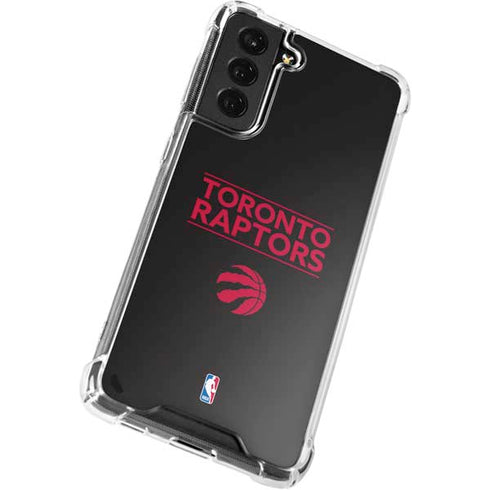 NBA Toronto Raptors Standard - Black Galaxy S22 Plus Clear Case