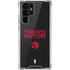 NBA Toronto Raptors Standard - Black Galaxy S22 Ultra Clear Case