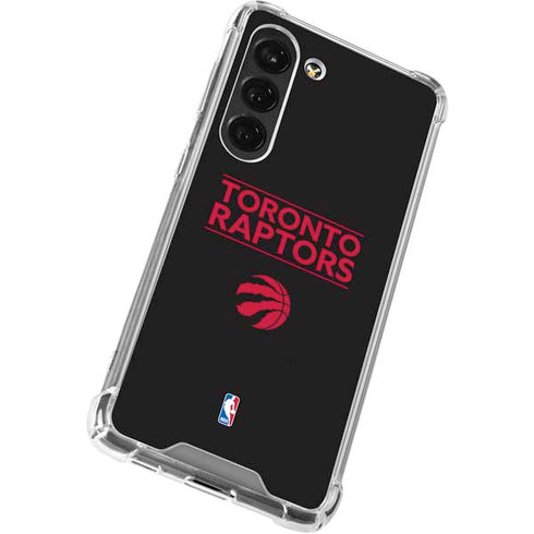 NBA Toronto Raptors Standard - Black Galaxy S23 Clear Case